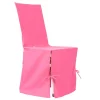 Housse de chaise rose à nouettes