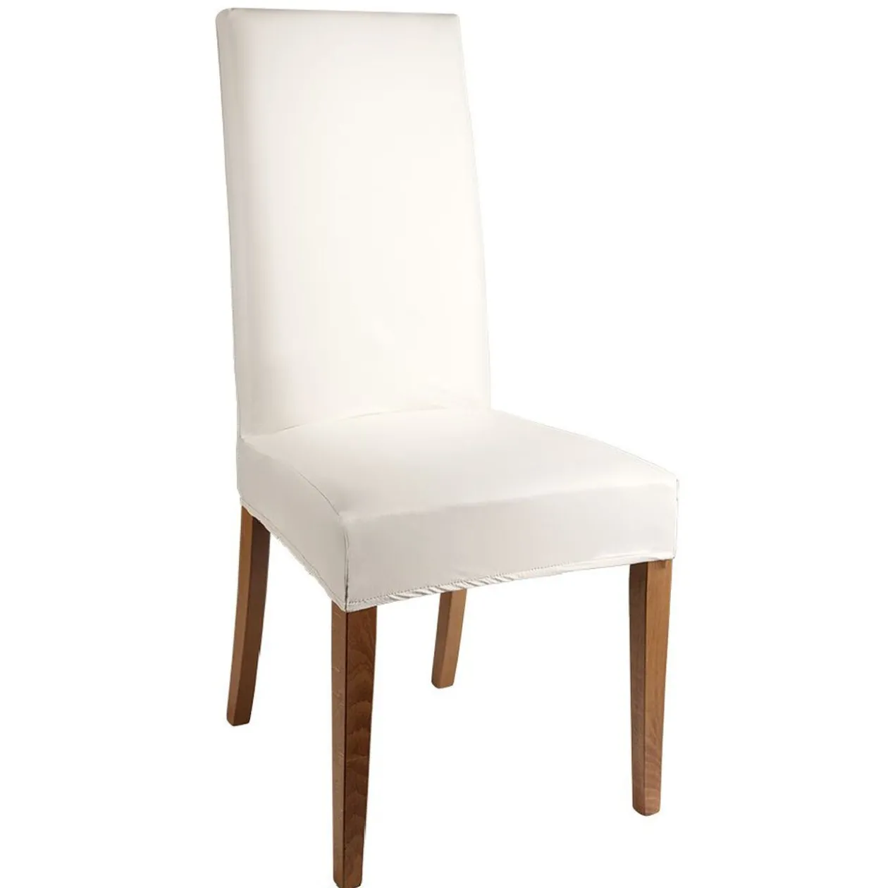 Housse de chaise simili noir ou blanc 38x30xH55 cm