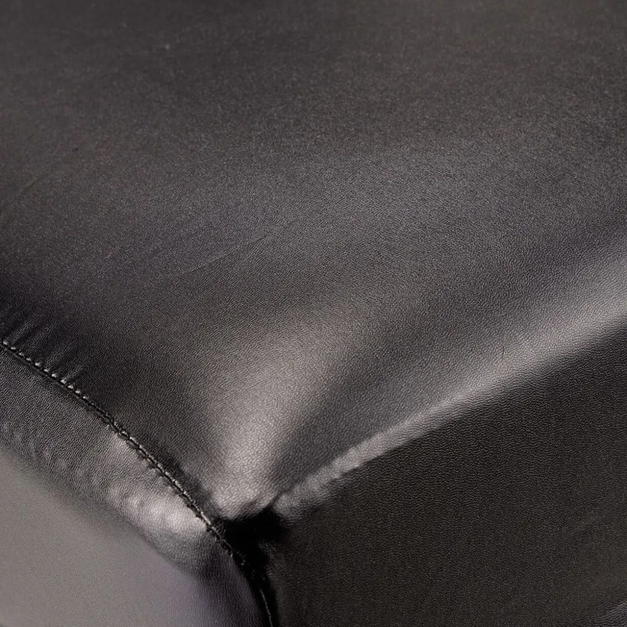 Housse de chaise simili noir ou blanc 38x30xH55 cm