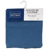 Housse de coussin bleue 30x50 cm