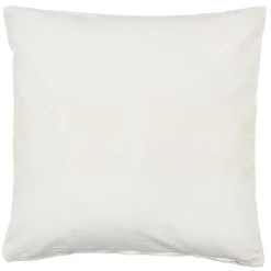 Housse de coussin carré crème uni