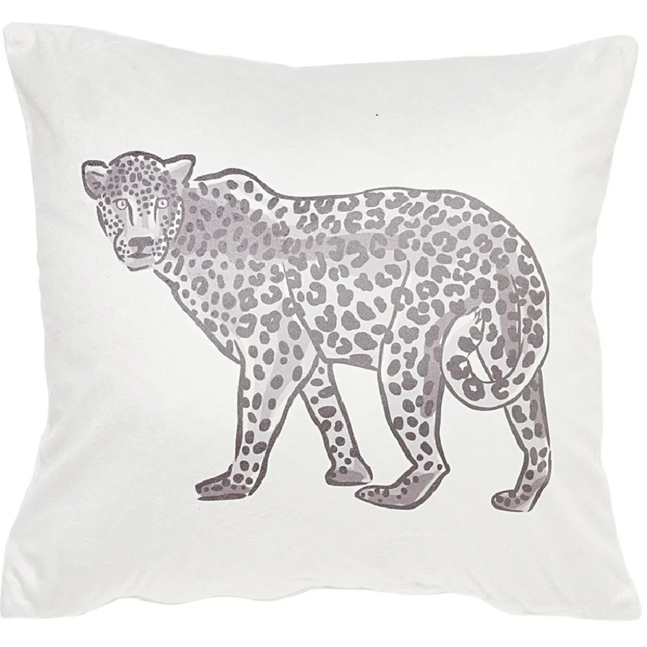 Housse de coussin carré design animaux x2