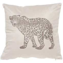 Housse de coussin carré design animaux x2