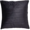 Housse de coussin carré uni brillant x2