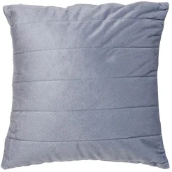 Housse de coussin carré uni brillant x2
