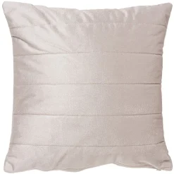 Housse de coussin carré uni brillant x2