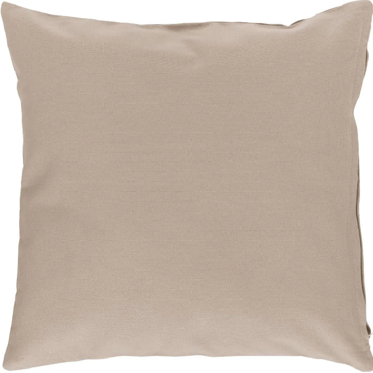 Housse de coussin carrée uni taupe