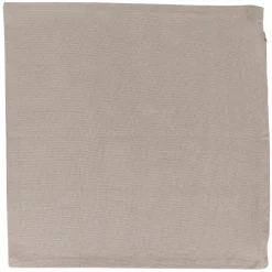 Housse de coussin carrée uni taupe