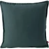 Housse de coussin coton Panama 40x40cm vert