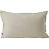 Housse de coussin coton Panama 30x50cm blanc