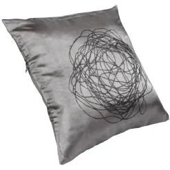 Housse de coussin effet satiné