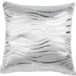 Housse de coussin effet satiné