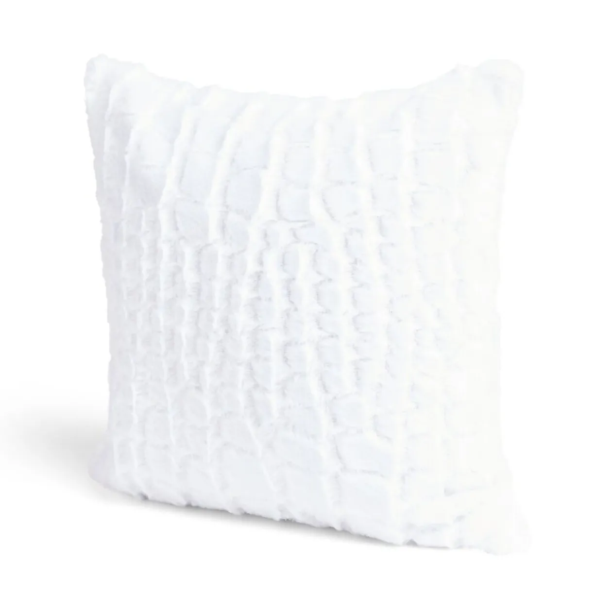 Housse de coussin gaufré 40x40cm polyester 280g/m² - 3 coloris