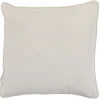Housse de coussin imitation velours 50x30cm beige
