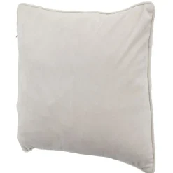Housse de coussin imitation velours 50x30cm beige