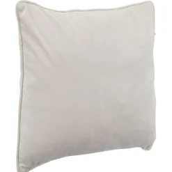 Housse de coussin imitation velours 50x30cm beige
