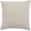 Housse de coussin imitation velours 40x40cm beige