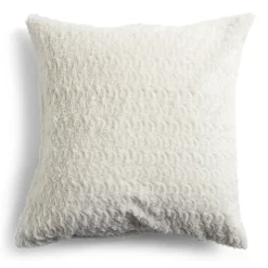 Housse de coussin imitation fourrure polyester Color by Time 45x45cm - 3 modèles