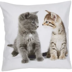 Housse de coussin imprimé