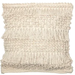 Housse de coussin macramé naturel collection Serenity