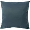 Housse de coussin polyester 40x40cm bleu