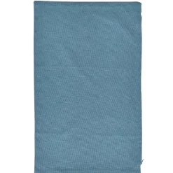 Housse de coussin rectangle bleu orage uni