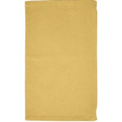 Housse de coussin rectangulaire jaune curry