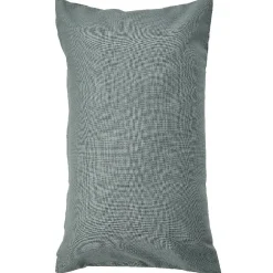 Housse de coussin rectangulaire unie vert d'eau