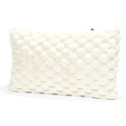 Housse de coussin ronds fausse fourrure lapin 30x50cm - 3 modèles