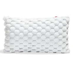 Housse de coussin ronds fausse fourrure lapin 30x50cm - 3 modèles