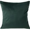 Housse de coussin velours 40x40cm bleu