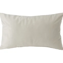 Housse de coussin velours 30x50cm blanc
