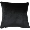 Housse de coussin 40x40cm polyester effet velours - 3 coloris