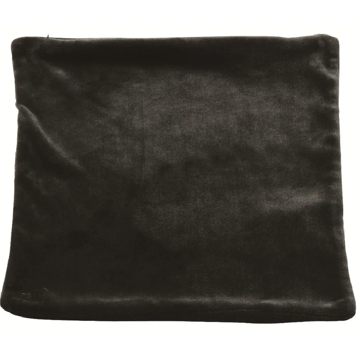 Housse de coussin 40x40cm polyester effet velours - 3 coloris