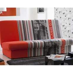 Housse pour canapé-lit imprimé urbain