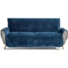 Housse protège canapé 3 places polyester 179x279cm - 3 coloris