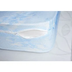 Housse rénove matelas 2 personnes 140x190 cm imprimé gris