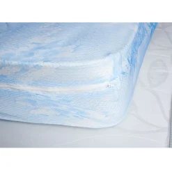 Housse rénove matelas 2 personnes 140x190 cm imprimé gris