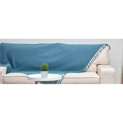 Jeté de canapé nid d'abeille