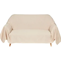 Jeté de canapé uni polycoton 170x250cm