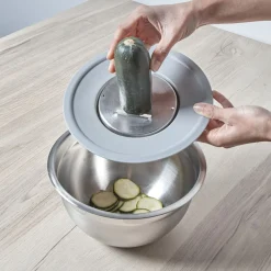 Kit bol mixeur avec accessoires de découpe inox