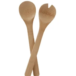 Lot de 2 couverts à salade en bambou