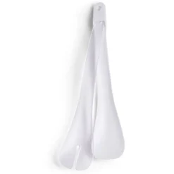 Lot de 2 couverts à salade plastique blanc L.31cm