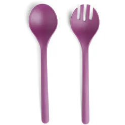 Lot de 2 couverts à salade en plastique - 3 coloris