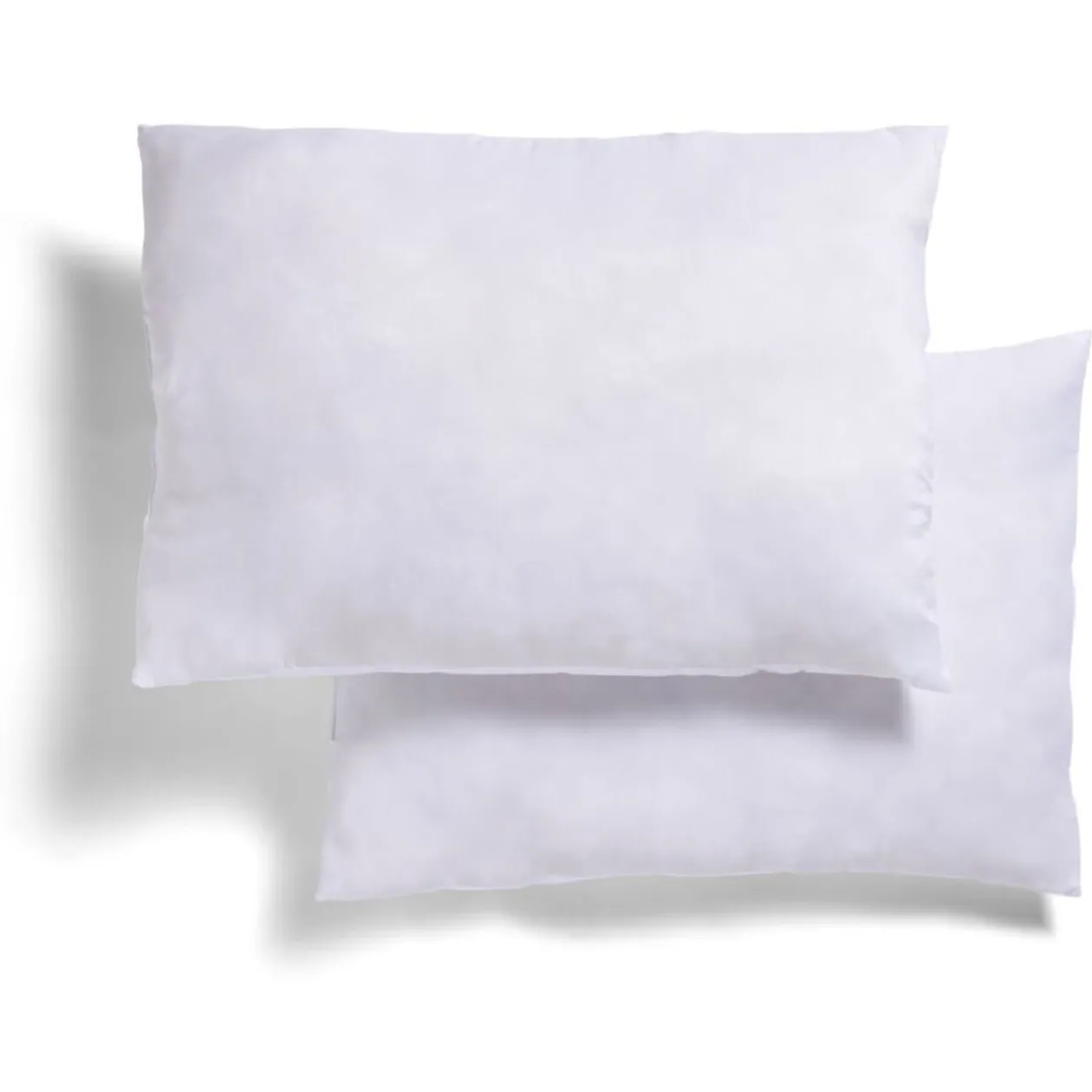 Lot de 2 oreillers en polyester blanc 50x70cm