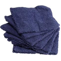 Lot de 4 serviettes pour invités en coton - 6 coloris