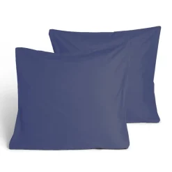 Lot de 2 taies d'oreiller 63x63cm ou 50x70cm