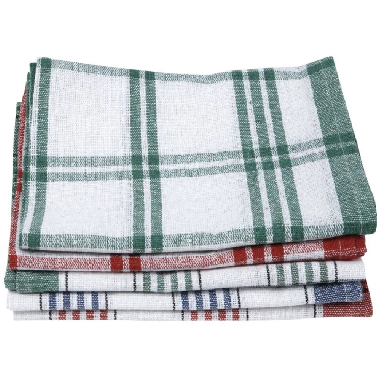 Lot de 5 torchons en coton