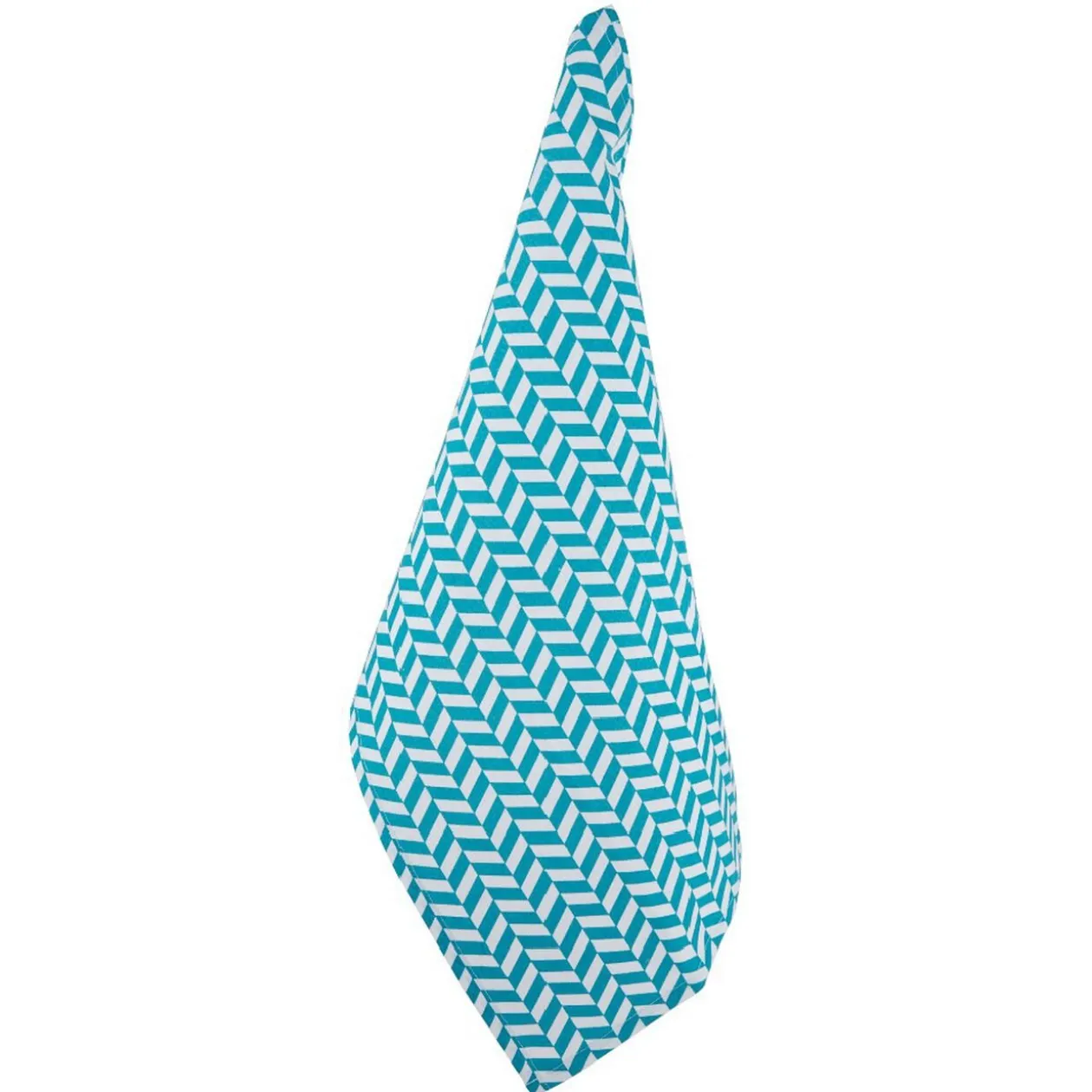 Lot de 3 torchons en coton, 2 unis + 1 imprimé