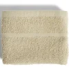 Lot de 2 torchons éponge coton beige 40x70cm